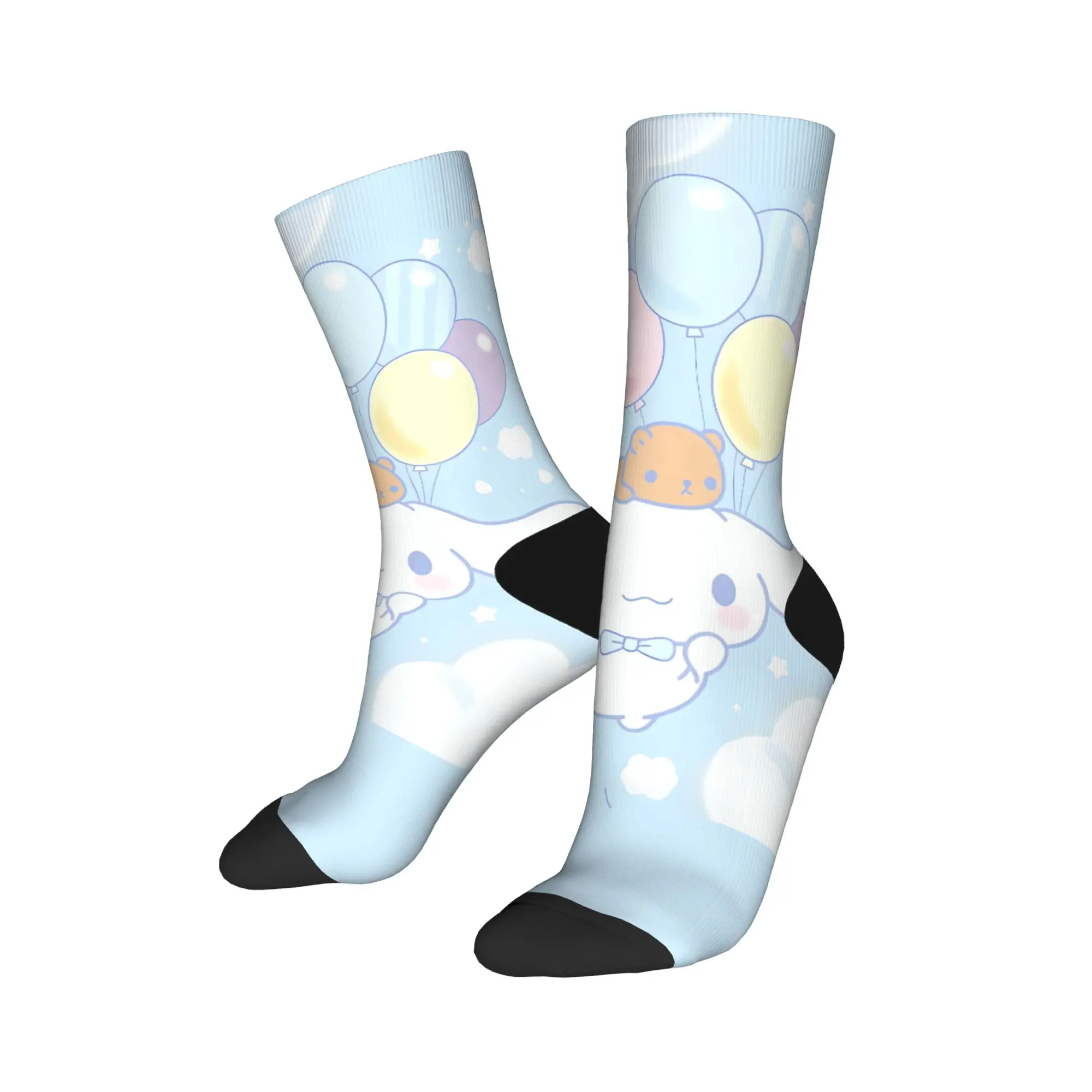 Cinnamorolls Flying Stockings Design Fashion Socks Autumn Non Skid Socks Men Outdoor Sports Quality Socks