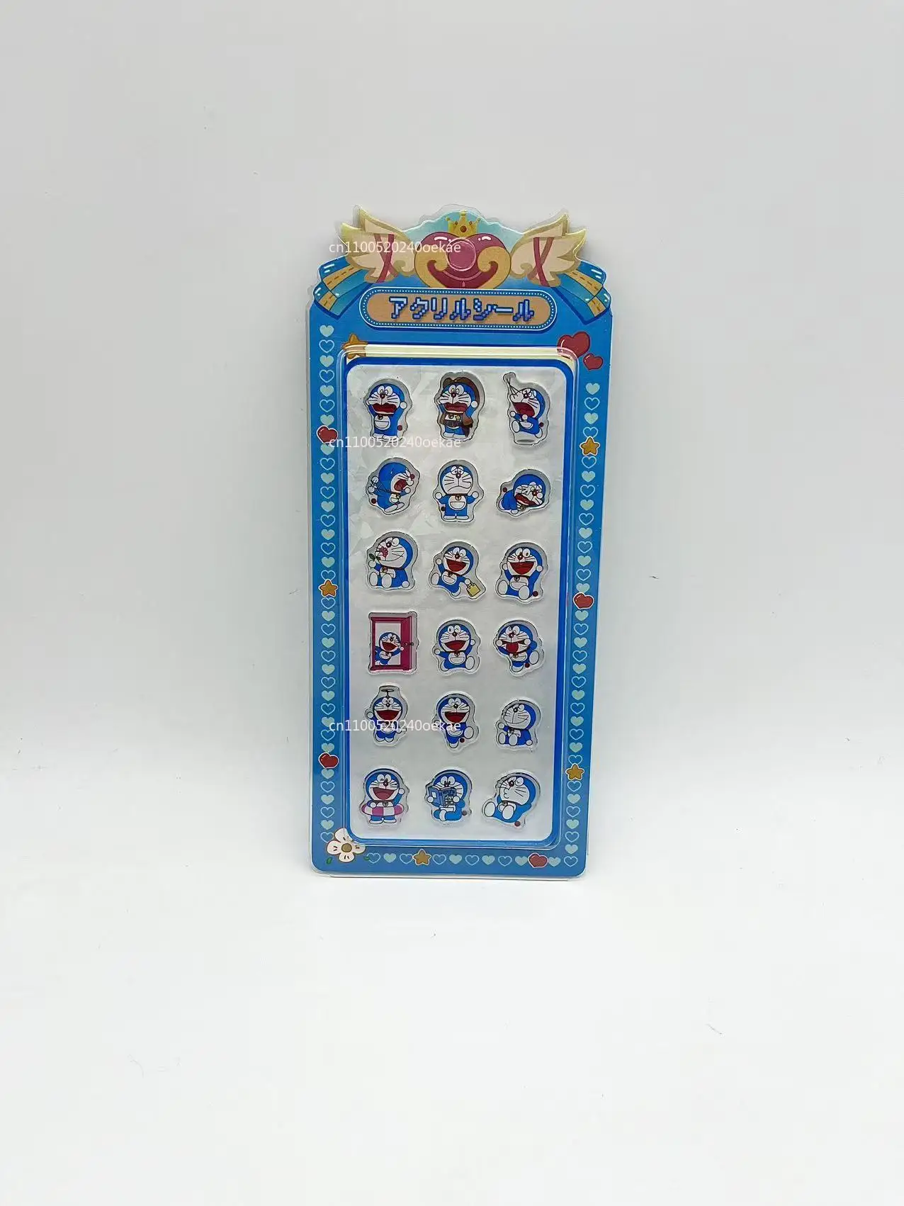 Nuevas pegatinas Kawaii de Doraemon, adhesivos creativos de dibujos animados para carcasas de teléfono, pegatinas acrílicas, material para diario, regalo de cumpleaños para amigos