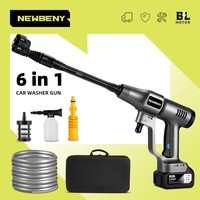 3500W 200Bar Brushless Electric High Pressure Washer Cordless Efficient Car Garden Cleaning Spray Gun ToolFor Makita 18V Battery