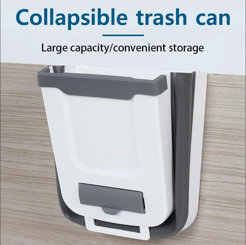 TYTXRV Camping car accessory Foldable Trash Can Large-Capacity PP material Easy-to-clean For Caravan Motorhome Home Car Kitchen