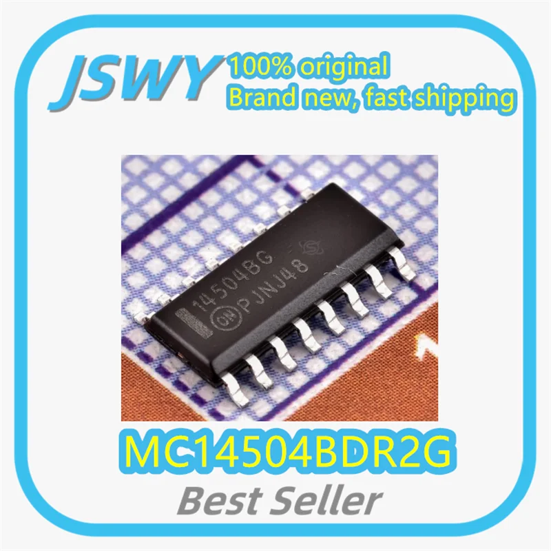 

(10/50 pieces) MC14504BDR2G MC14504BDR2 Silkscreen 14504BG SOP-16 logic converter chip Brand new Large inventory