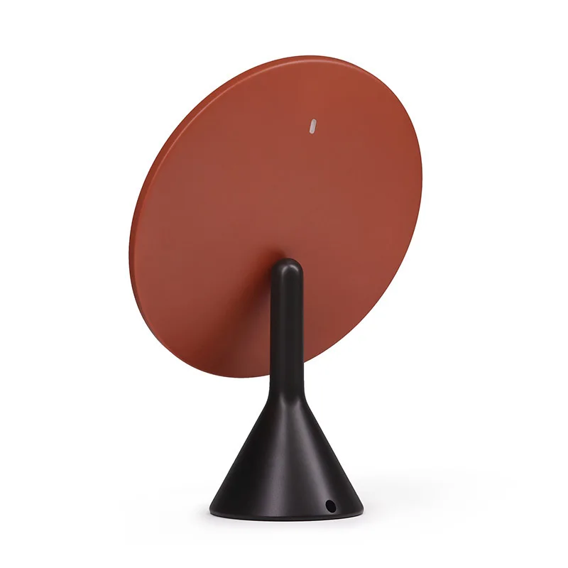 

Creative LED lamp large round mirror, intelligent makeup dresser with fill light