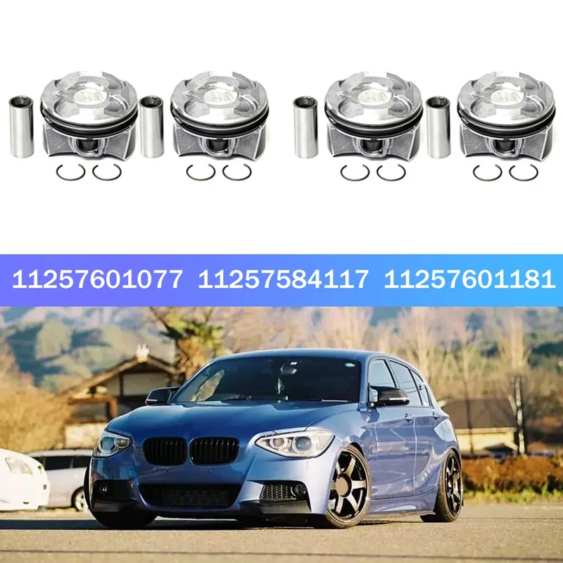 11257601077 11257584117 11257601181 Engine Pistons for BMW MINI F20 F21 F30 F31 R55 R57 R56 N13 N18 N13B16A N18B16A