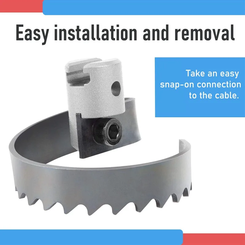 Imagem -03 - Spiral Cutter Fits para Ridgid K400 Drum Machine K3800 Drum Machine e K50 Seccional Machine 63025 T209