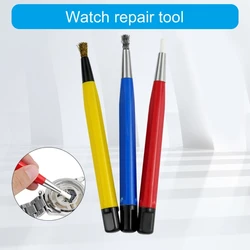 3Pcs Rust Remove Brush Pen Scratch Brush Pen Set Scratch Tool for Fiberglass, Jewelry, Watch Repair Rust Coin Cleaning Easy Use