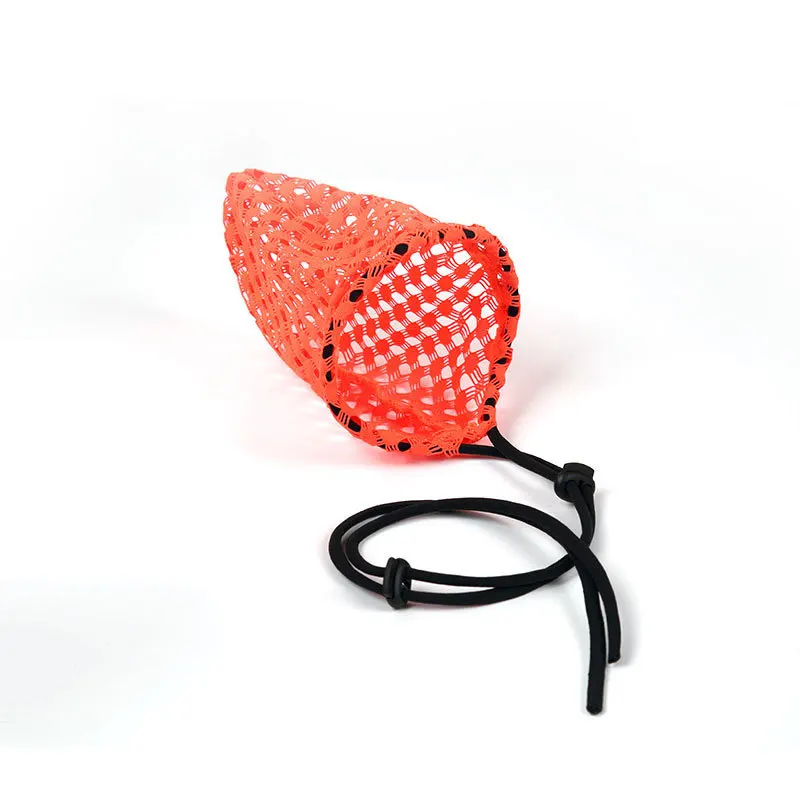 Men's Hollow Fishnet Thong Strap-Free Adjustable Drawstring See Through Breathable Mesh Sexy Bulge Pouch Male G-string Underwear
