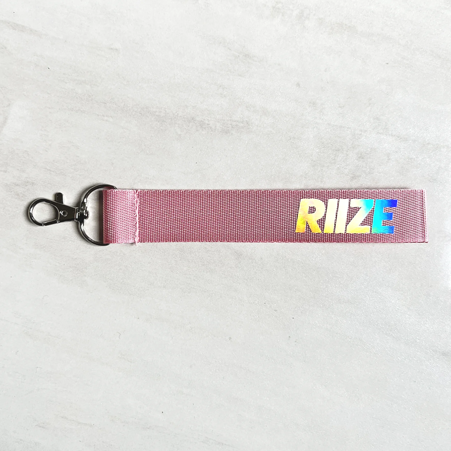 KPOP RIIZE Laser Phone Strap Get A Guitar Black Rope Lettter Keyring WonBin SUNGCHAN Polyester Rope Bag Pendant For SOHEE Gifts
