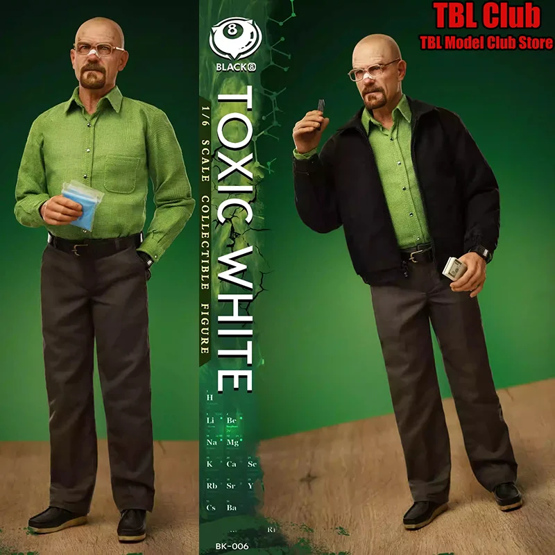 1/6 Scale The Fallen Path of Chemistry Teachers Drug Dealer 12-inch Full Set Action Figure Soldier In Stock Black 8 Toys BK-006