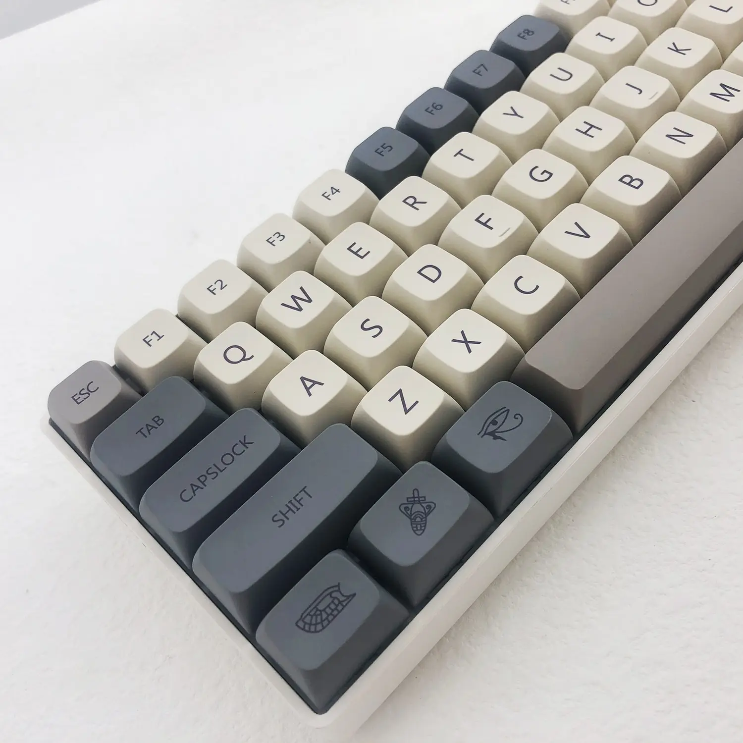 Revelation Rocket Keycap 125 teclas XDA altura PBT Material sublimación adecuado para teclado mecánico para juegos