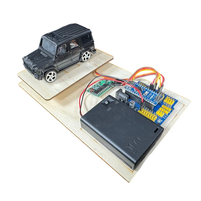Remote Control Garage Lock Model Kids Science Toy Technology Physics Bricks Kit Learning Educational Toys for Children