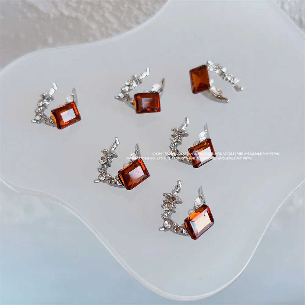 Простой и стильный прямоугольный стек для сверления Удобные и практичные аксессуары для ногтей Праздничный дизайн Удобно носить