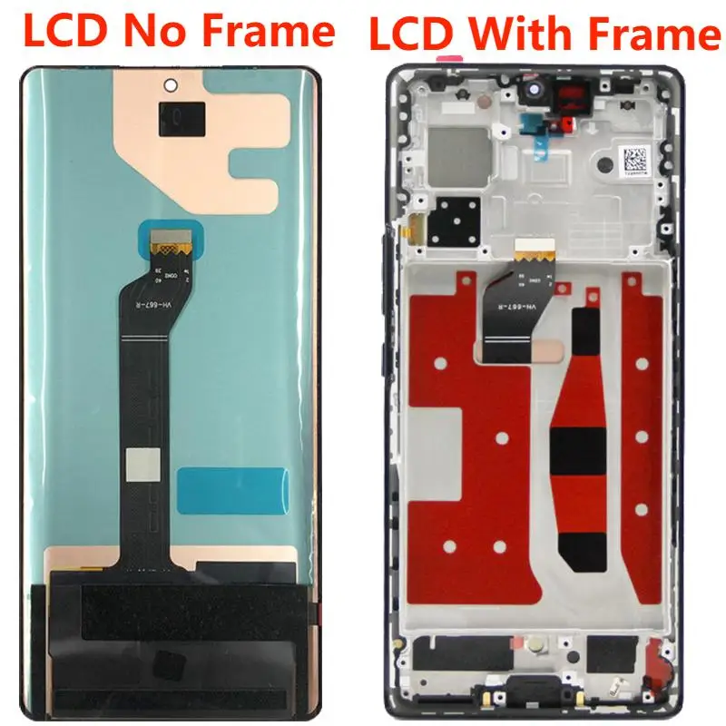 For Huawei Honor70 FNE-AN00 Display With Frame Original 6.67'' Honor70 FNE-NX9 LCD Touch Screen Digitizer Assembly Replacement