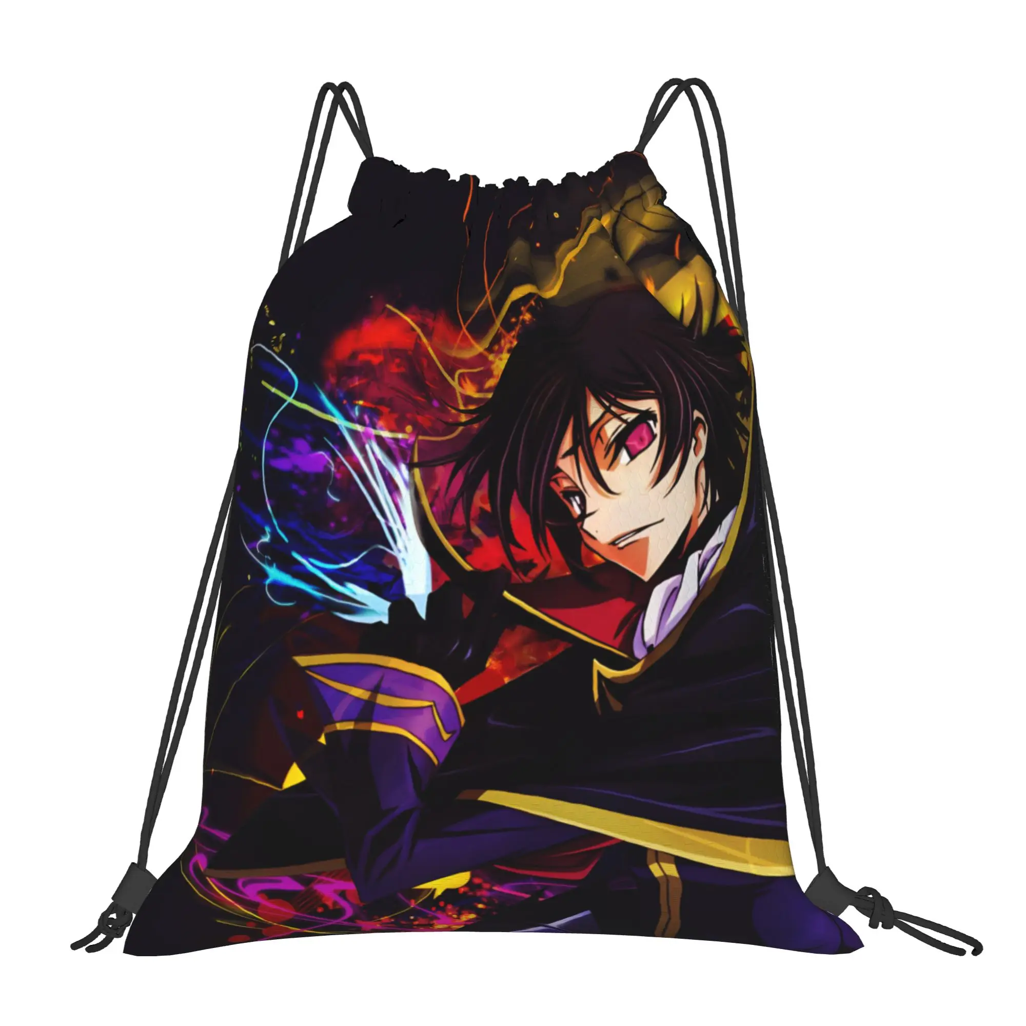 1 pc Rebel Leader Zero Code Geass Drawstring Bags Gym Unisex Storage Bag