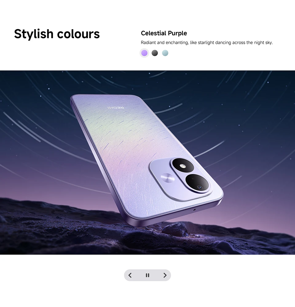 Global Version Xiaomi Redmi Note 17 5G Smartphone NFC Snapdragon® 4 Gen 4 CPU 7700mAh 45W 50MP 6.99" FHD+ AMOLED Display