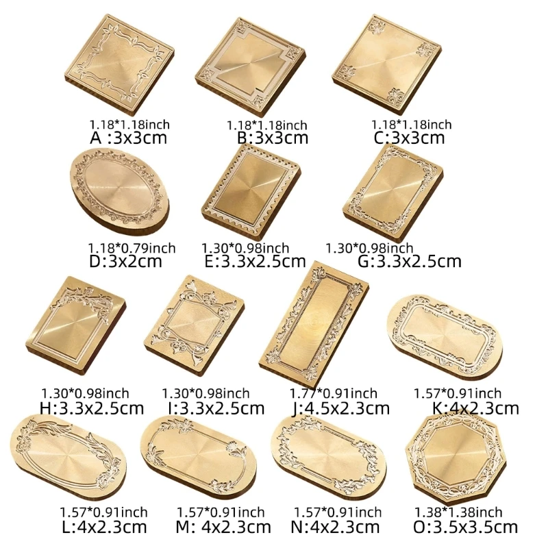 إطار صور سلسلة ختم من الشمع ختم ختم الشمع Stamps النحاس الشمع ختم رئيس للمغلفات هدية الزفاف التفاف الديكور #6