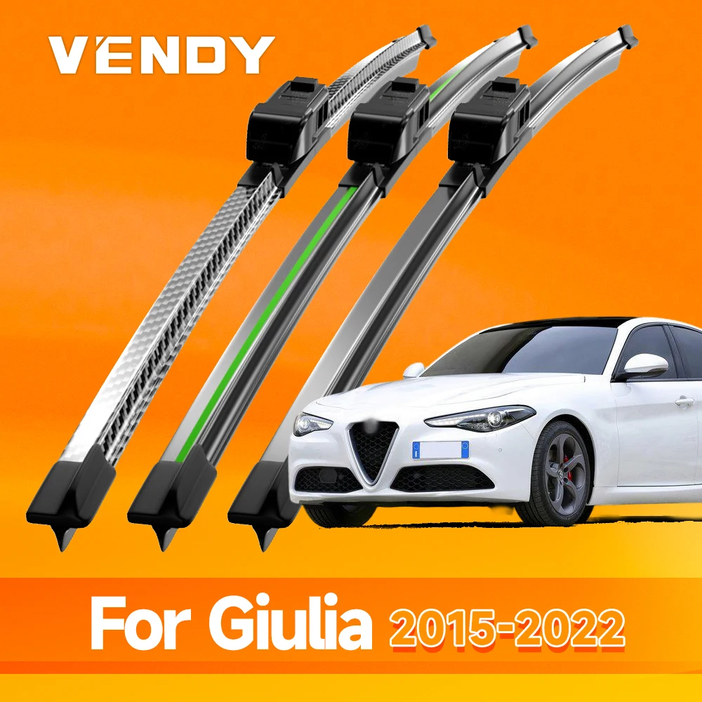 2 stücke Für Alfa Romeo Giulia 2015-2022 Frontscheibe Wischer Klingen Windschutzscheibe Fenster Zubehör 2016 2017 2018 2019 2020 2021