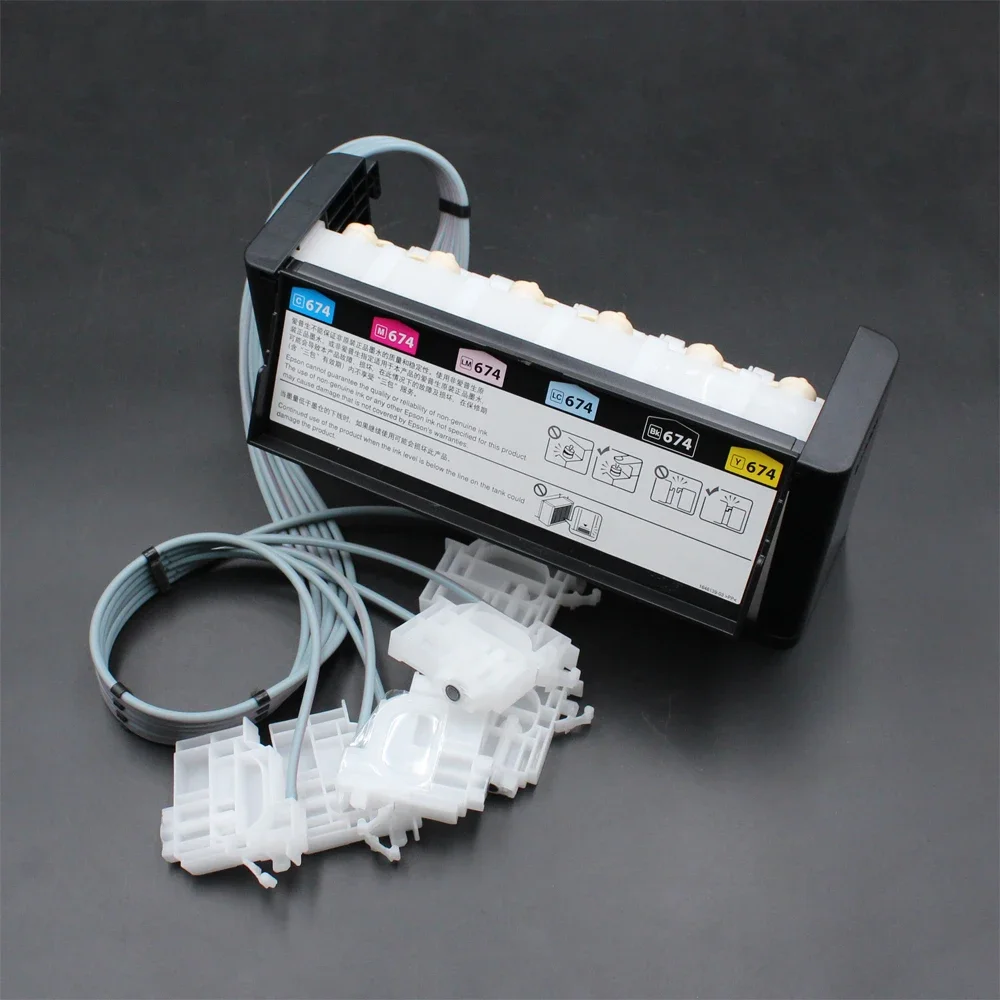 For EPSON L805 L850 L810 L800 CISS Ink Tank Supply System With 6PCS Ink Dampers Assembly TANK SUPPLY INK