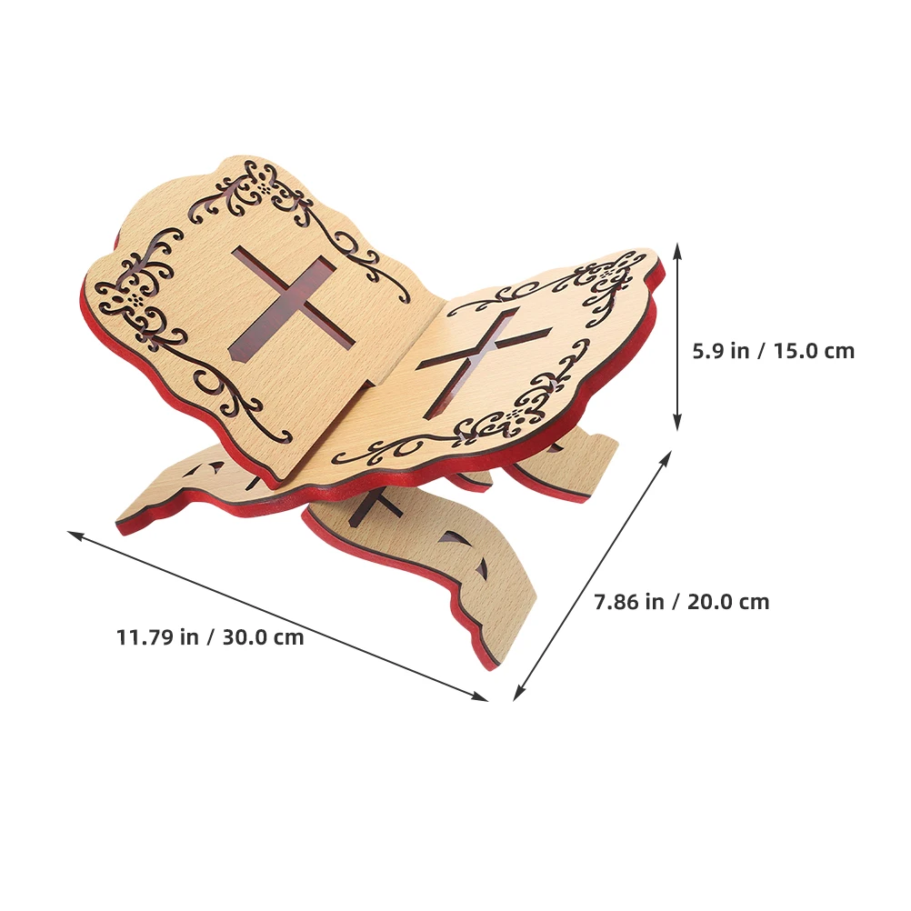 

Quran Bookshelf Book Stand Holder Detachable Compact Delicate Reading Holder Bible Rack Reading Must Have Sturdy Desk