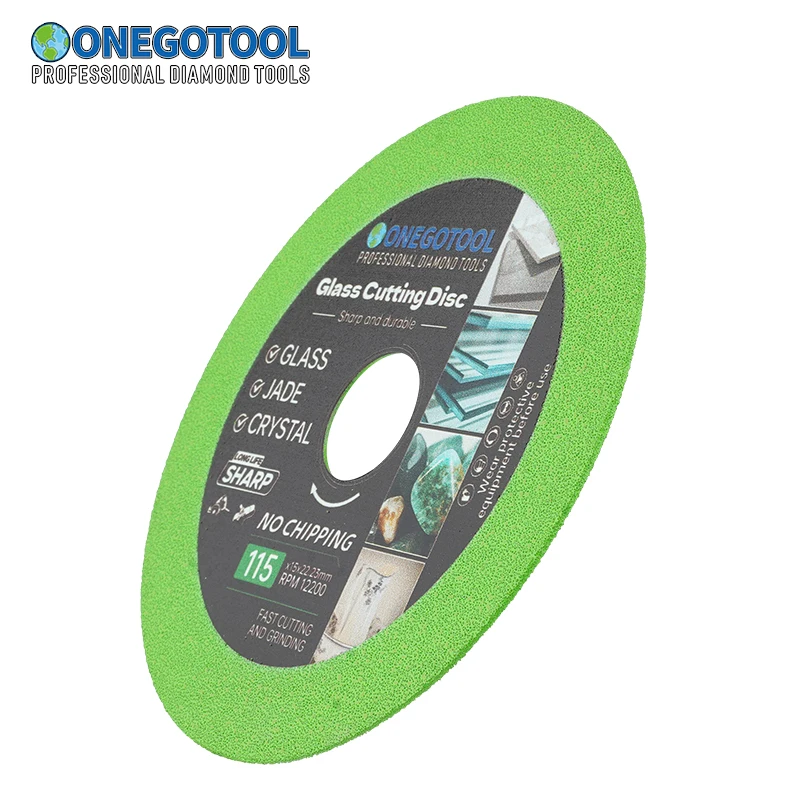 1Pcs Glass Cutting Disc 100/115/125*22.23mm Ultra-thin Saw Blade Diamond Jade Wine Bottle Ceramic Polish Angle Grinder Machine
