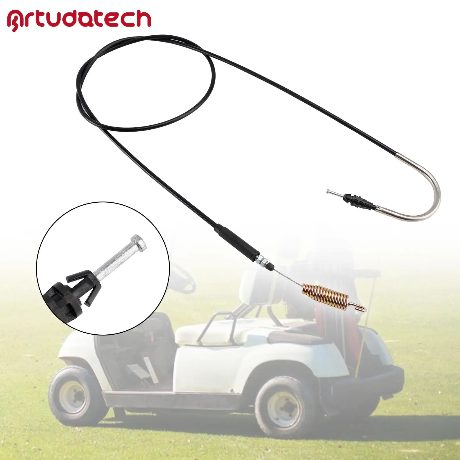

Artudatech Golf Carts W Cushman Accelerator Cable 608608 for Kawasaki Engine Mpt 800 2009 2010 2011 2012