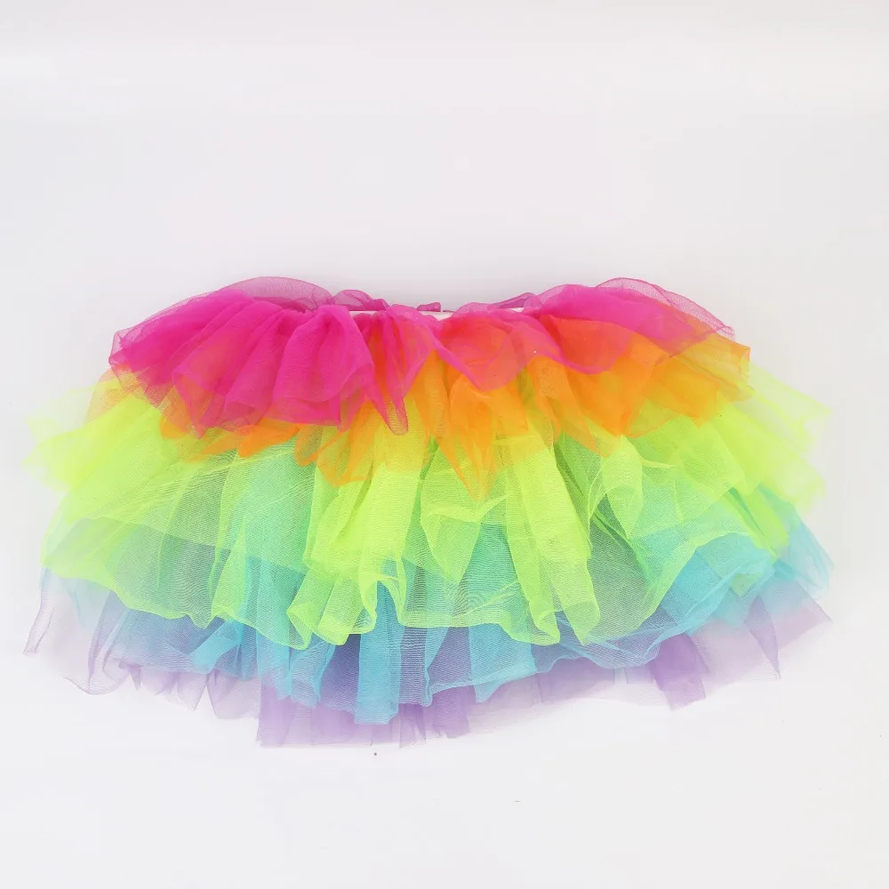 Fashion Girls Tutu Super Fluffy Colorful petticoat Princess Ballet Dance Tutu Skirt Kids Cake Skirt Chritsmas Children Clothes