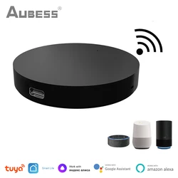 Akıllı ev IR uzaktan kumanda Tuya akıllı yaşam WiFi evrensel kızılötesi kumanda TV DVD AUD AC Alexa Google ev Yandex ile çalışır