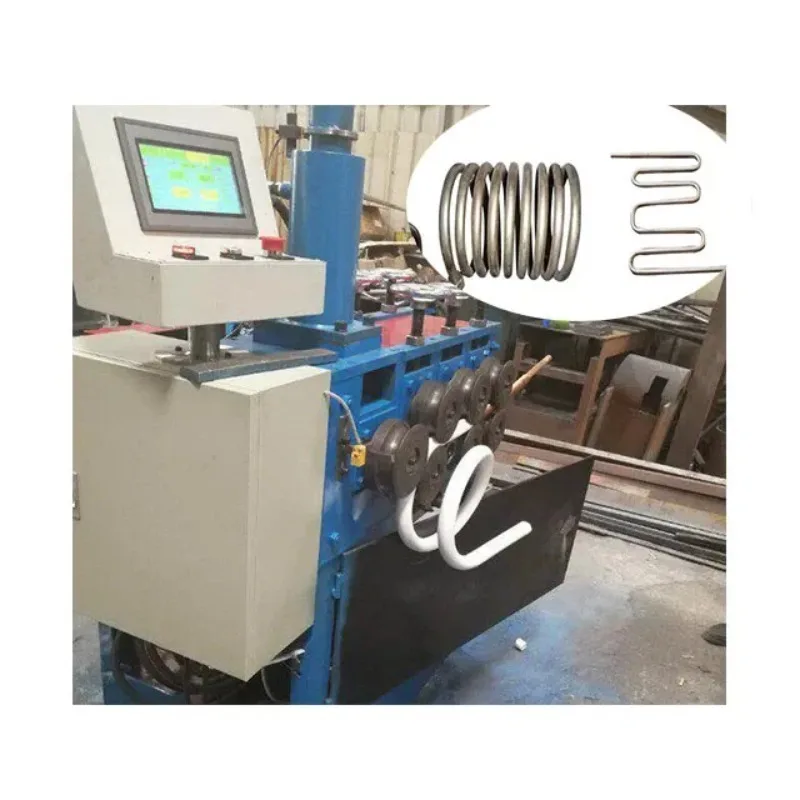 Seven-axis rounding machine Condensate tube CN-C coiling machine Metal furniture products coiled tube machine