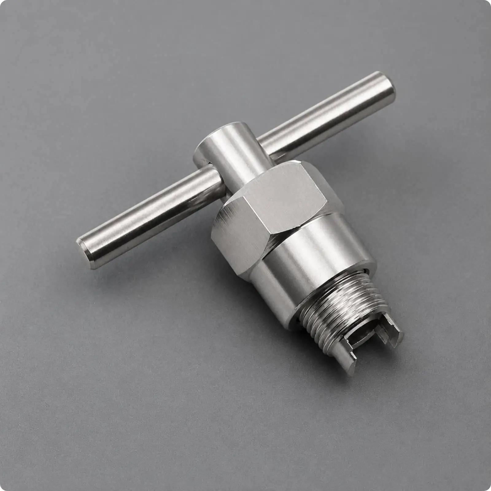 Faucet Puller Notched Gripping Edges Faucet Removal Tool Silver Metal