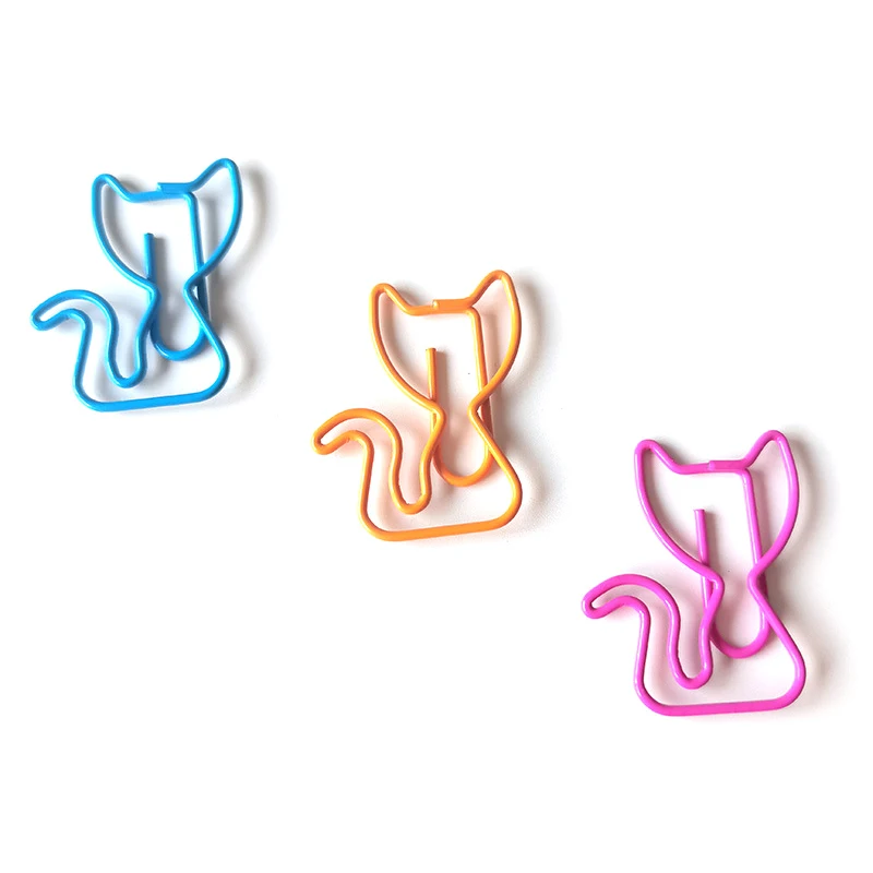 10/100PCS Paperclips With Musical Notes Office Supplies Animal Paperclips Duck Paperclips Irregularly Shaped Colorful Paperclips