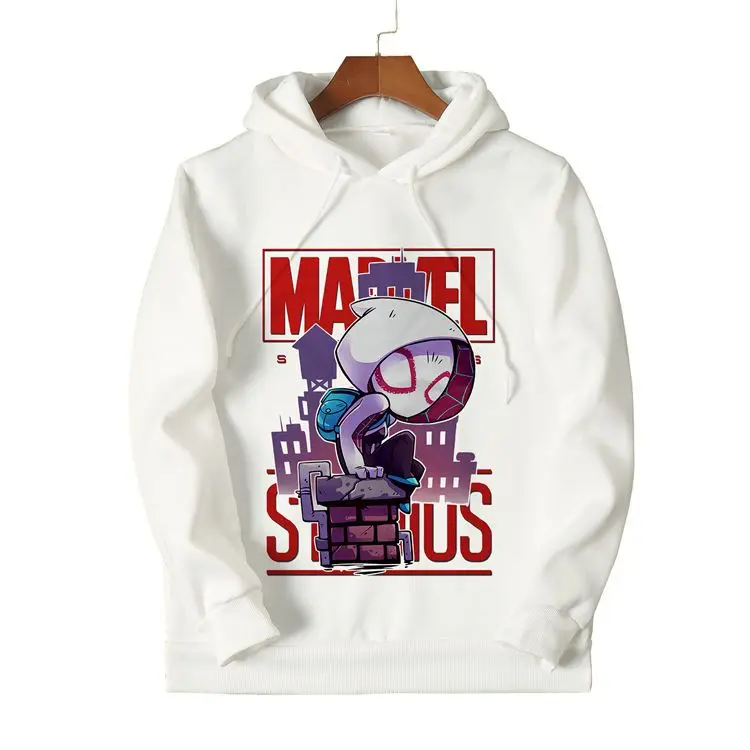 مارفل أنيمي هوديي الرجل العنكبوت ديدبول مايلز موراليس البلوز الرجال النساء للجنسين القطن مزيج بلوزة كاجوال ملابس الشارع الهزلية