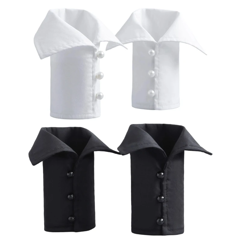 

E15F съемные манжеты на рукавах, полиэстер, мягкий удобный универсальный браслет для девушек, простой декор на рукавах