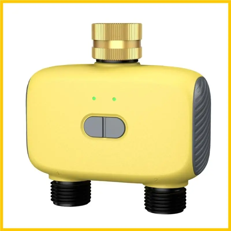 

H55A Автоматическое таймер водопровода Double Outlet Mobile App Планирование для газонов Green Space