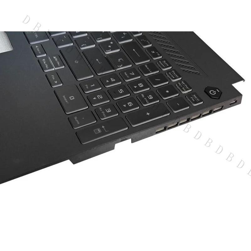 AA+New Latin Spanish Layout Keyboard Palmrest Upper C Case For ASUS TUF FX517 FX517ZC FX517ZM FX517ZR Gaming Laptop Replacement