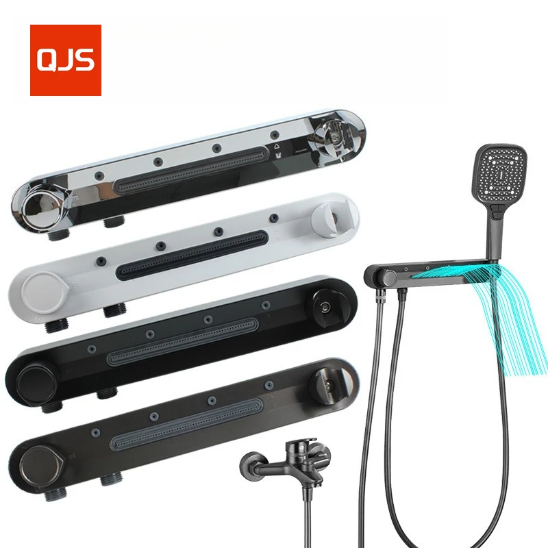 

Pressure Boosting Shower Head Three-Stage Adjustment, Pressure Enhancement, No-Drilling Bathroom Home Hotel Water Heater Bracket