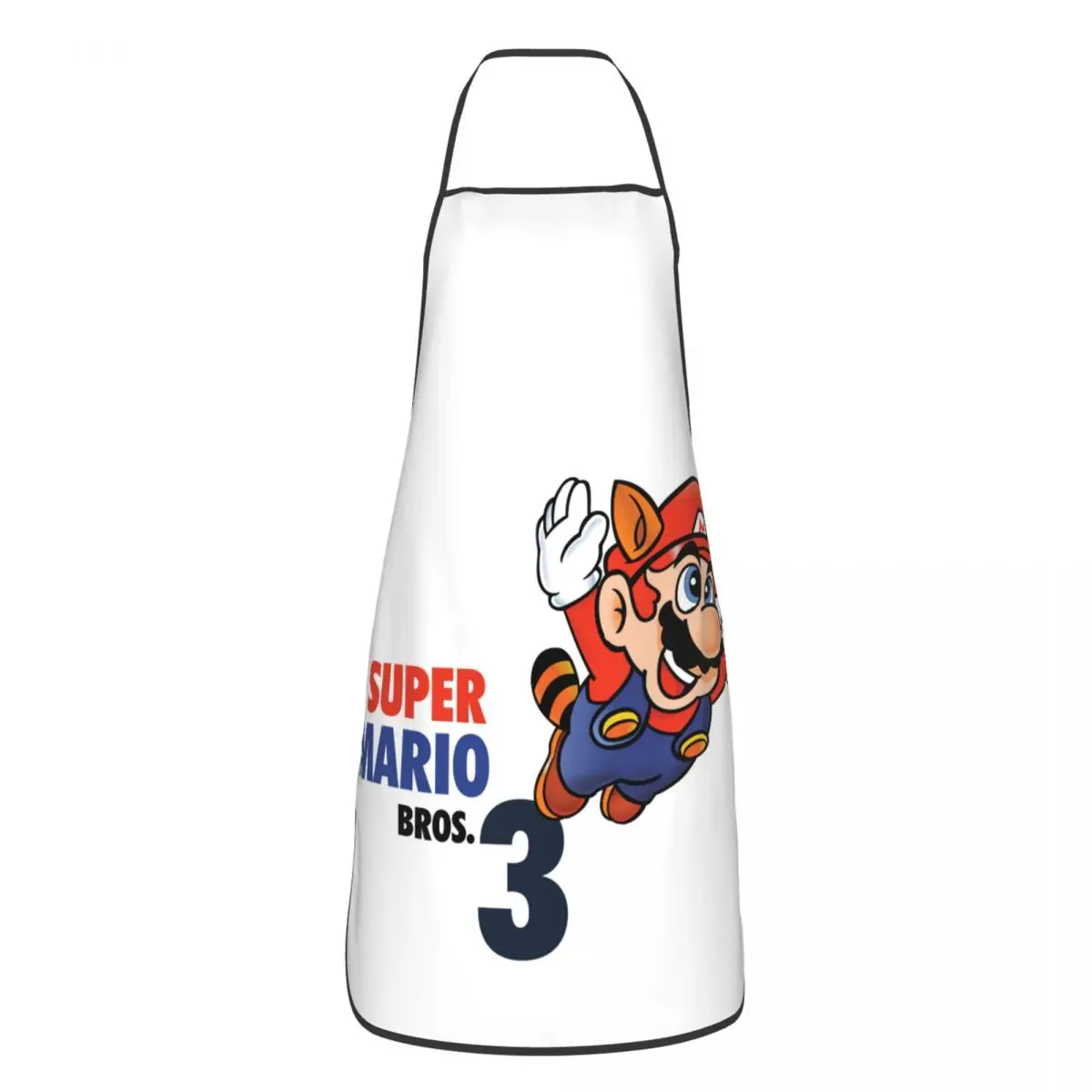 Super-Mario 3 Apron Chef Cooking Baking Tablier Sleeveless Bib Kitchen Cleaning Pinafore for Women Men Painting