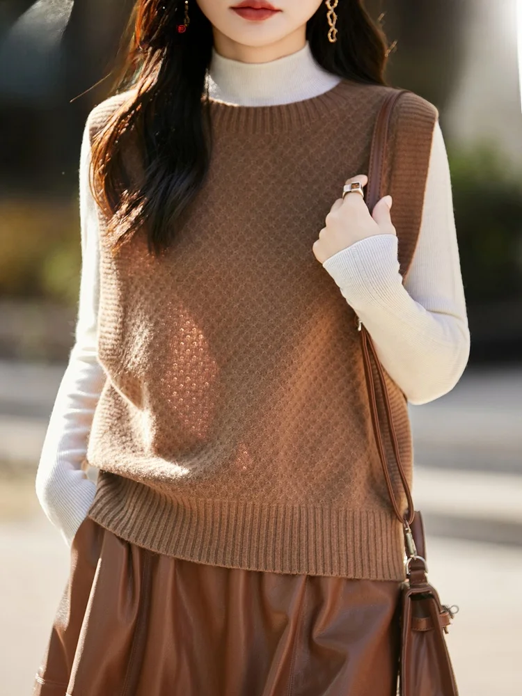 00% Pure Wool Vest …