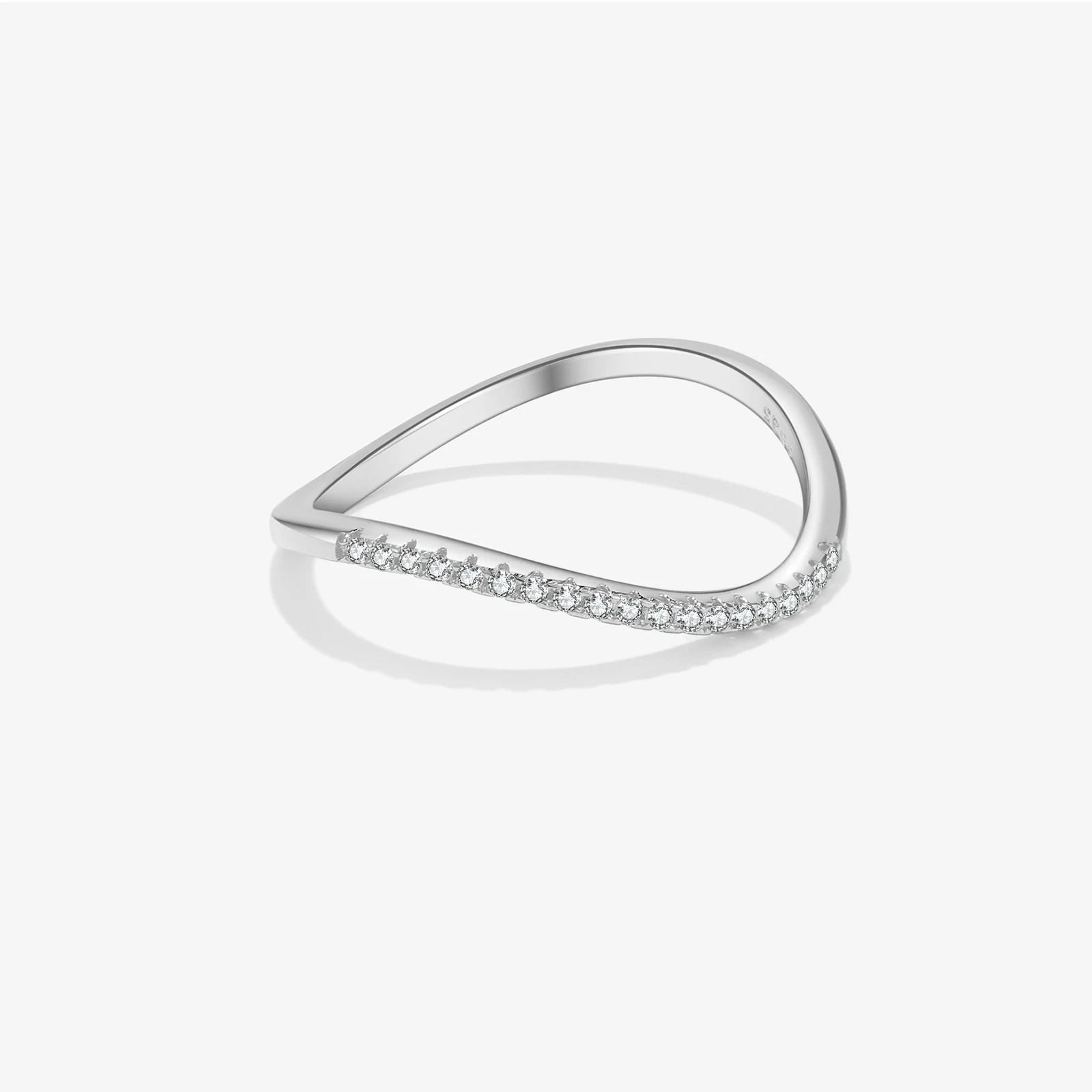ANDYWEN Kobiety 925 Sterling Silver Circle CZ Zircon Ring 2024 Simple Fine Luxury Fashion Anniversary Wedding Party Gift Biżuteria — zdjęcie 5