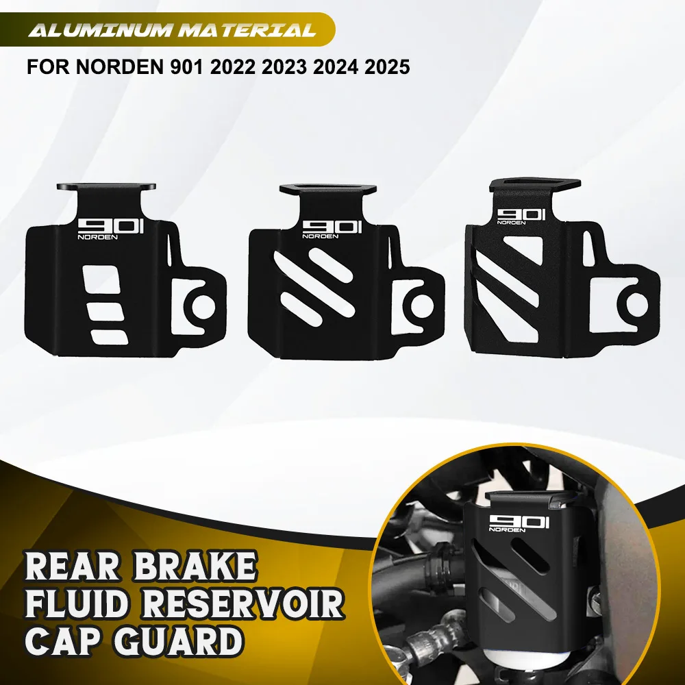 

For Husqvarna Norden 901 2022 2023 2024 2025 Rear Brake Fluid Reservoir Oil Cup Guard Protector Cover Norden901 Accessories