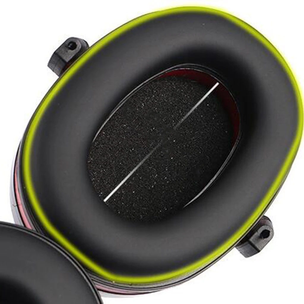 Adjustable Ear Defenders Noise Reduction Earmuffs Hearing Protection Black