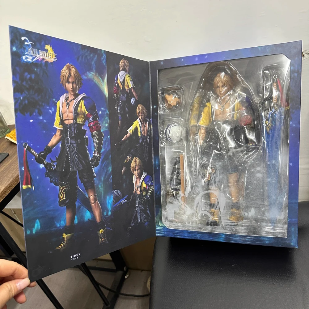 

В наличии Play Arts Remastered Edition мужской солдат Tidus 25 см фигурка полный набор модель игрушки для фанатов подарок
