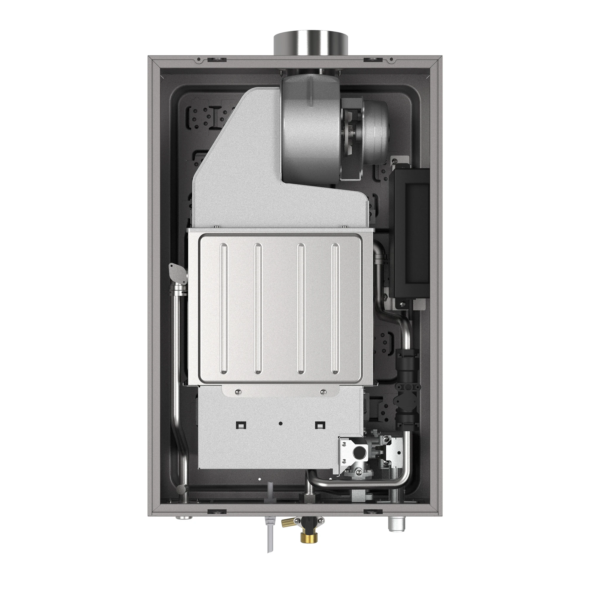 

Intelligent LCD Screen Touch Operation 6L Stainless Steel Tankless Water Heater Constant Temperature Flue Household Natural