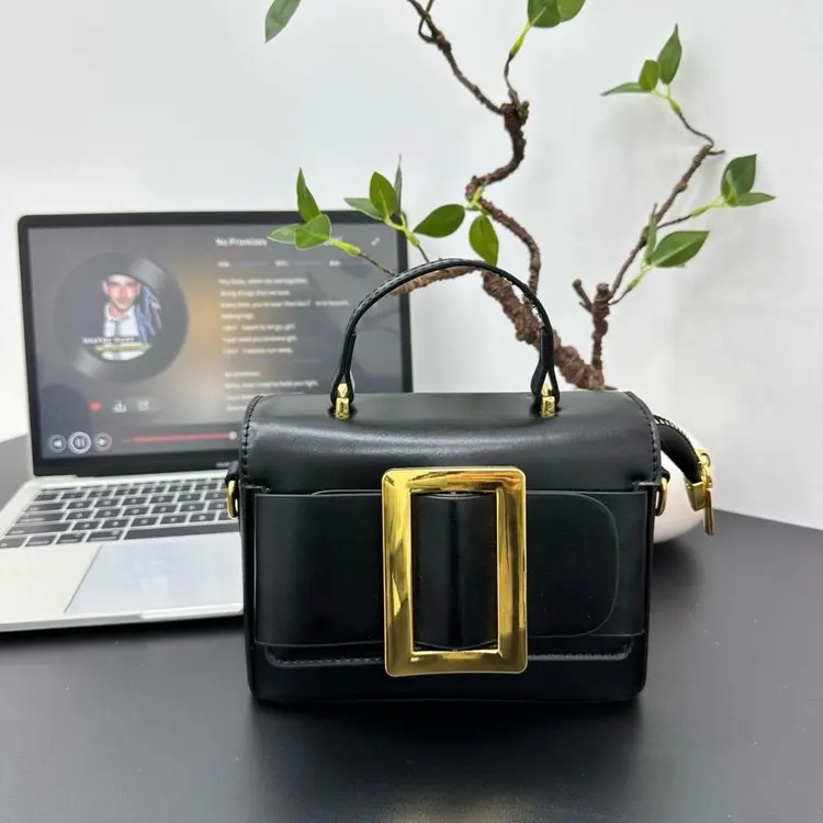 

Минималистичная уникальная деловая сумка для мам, стильная винтажная модная кожаная сумка-тоут с современным силуэтом