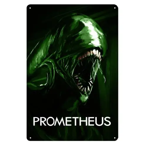 Prometheus Alien Prequel Movie Metal Poster Tin Sign - 20x30cm Plate