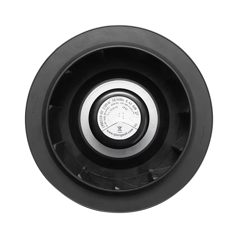 Support Custom Plastic 220mm High Pressure EC Backward Centrifugal Fan Ball Bearing for AHU Wholesale 230V