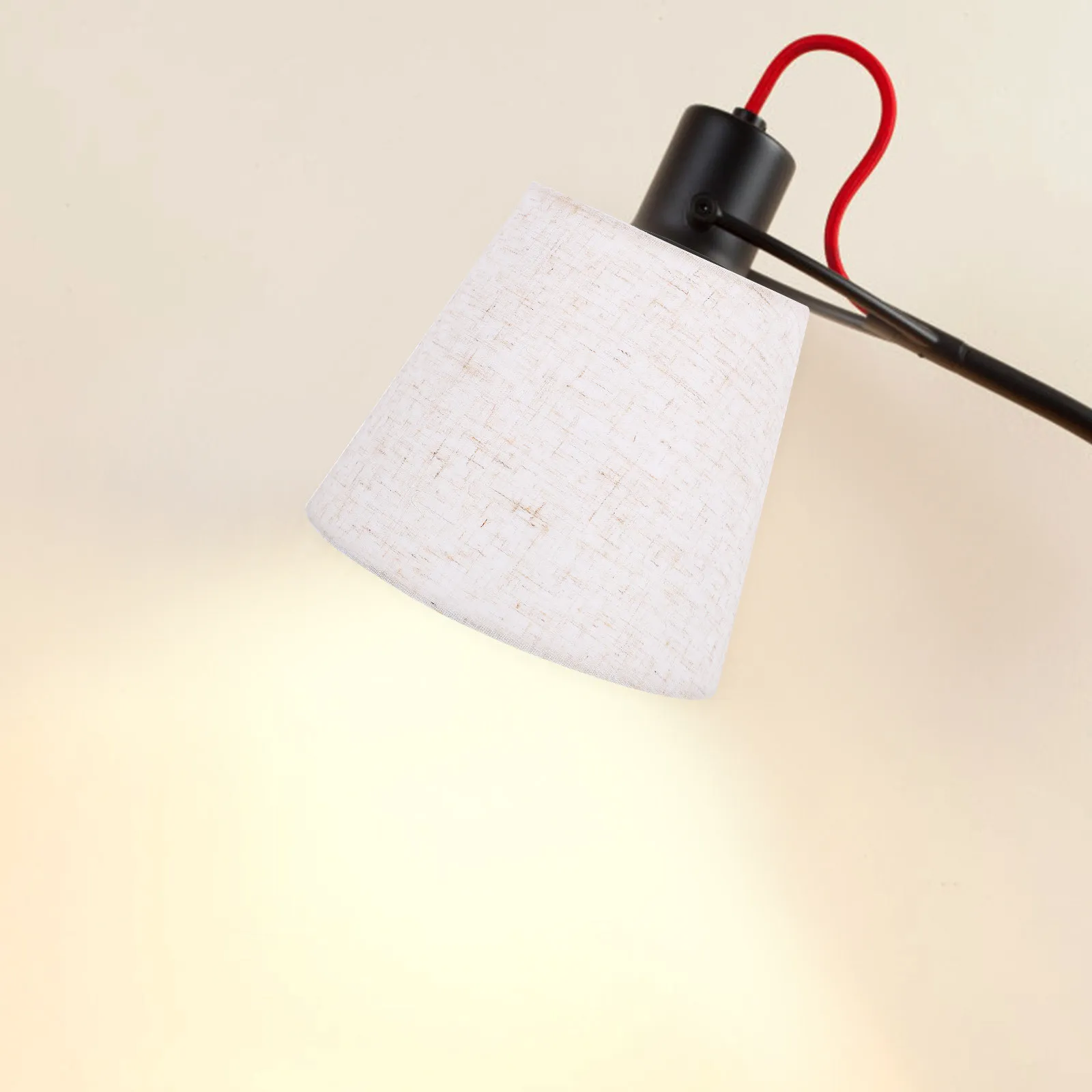 Pleated Fabric Lampshade Replacement for Table Lamp Desk Lamp Pendant Light Simple Sturdy Cloth Light Shade Home Office Library