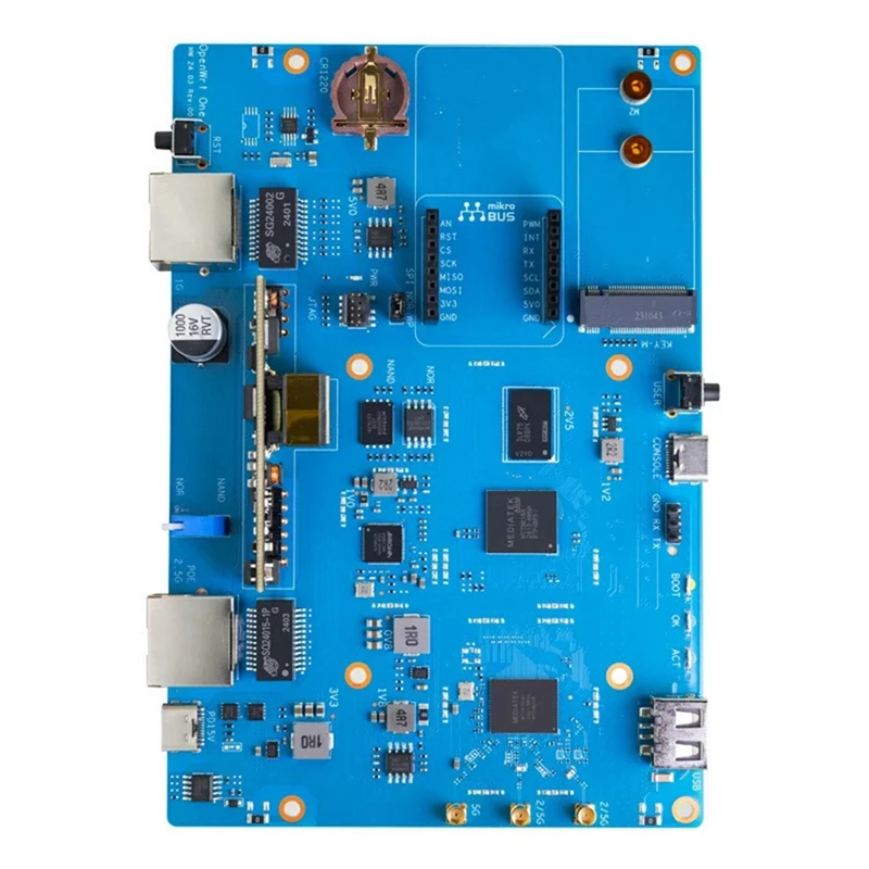 Top-dla Banana Pi Openwrt One Router Mediatek MT7981B 1GB DDR4 Wifi6 Gigabit Ethernet RJ45 Open Source Smart Router Board