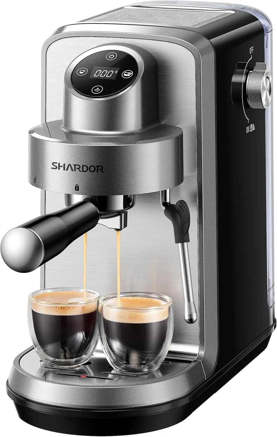

Mini Espresso Machine for Nespresso Original Pods at Home, 20 Bar High Pressure, One-Touch Operation, 22oz Removable Water Tank