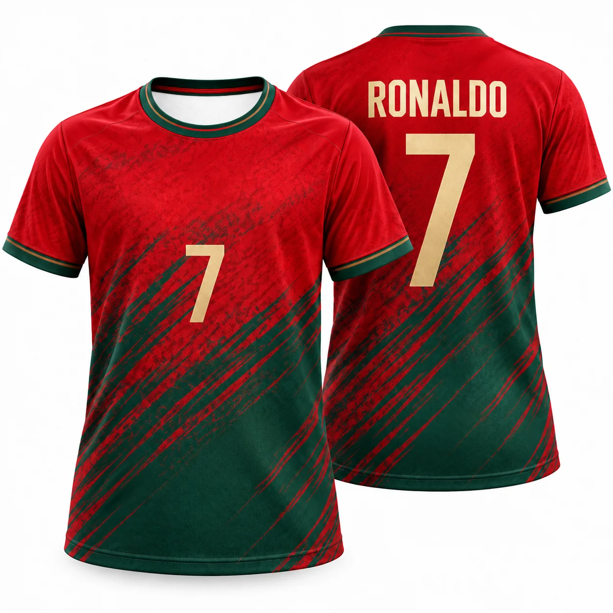 2026 CR7 #7 Football Jersey Casual Outdoor Breathable Quick-Drying for Fan Men Women and Children Family Version T-shirts Top