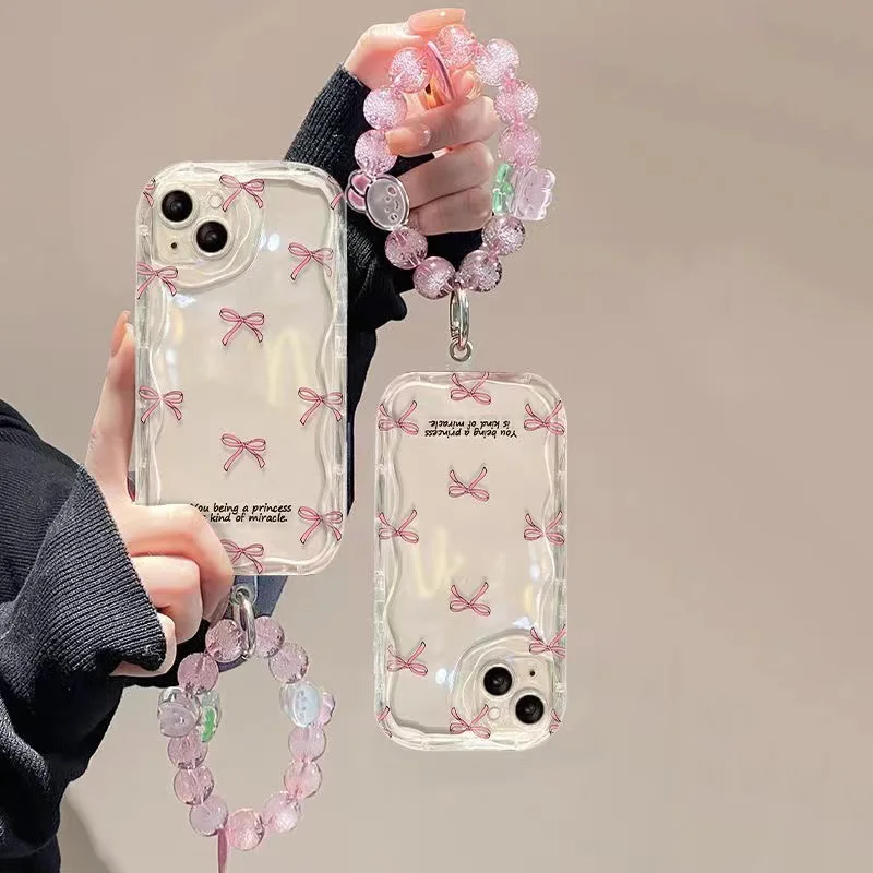 Bow Chain Graffiti Tpu Case For OPPO A18 A57 A58 A78 A55 A38 A60 A52 A72 A53S A59 A94 A95 A54 A54S A93 A96 A98 A77 A76 A74 A79