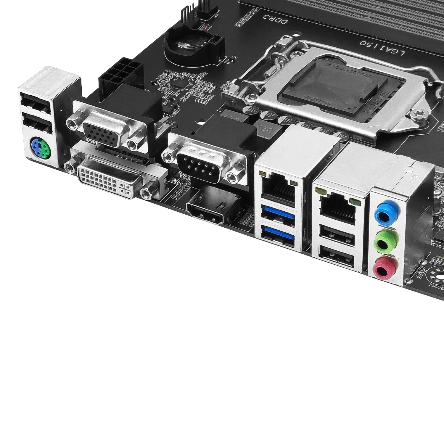 Imagem -06 - Motherboard Suporte Lga 1150 M-atx Desktop Ram Memória Ddr3 Sata3 Usb 3.0 Nvme Ngff M.2 Ssd Core i3 4130 i5 4460 Machinist-h97m